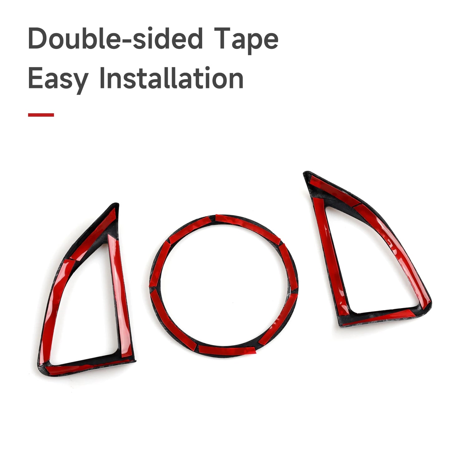 Calcomanía para la cubierta interior del Camaro 2016-2024 de fibra de carbono ABS