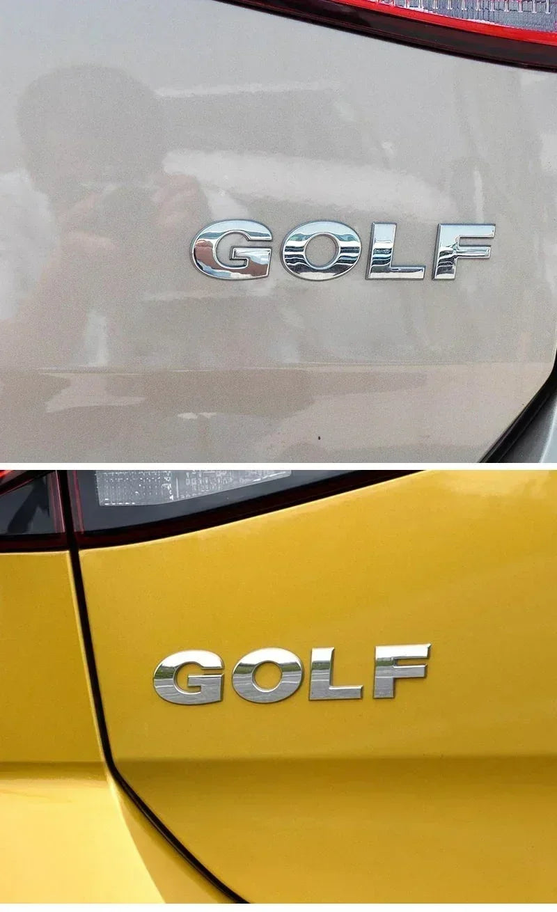 VW Golf 6 7 Rear Trunk ABS Badge Emblem Nameplate Decor