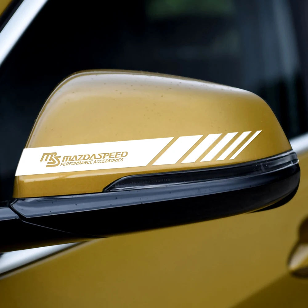 Mazda Emblem Decal – Mirror & Trunk Sticker
