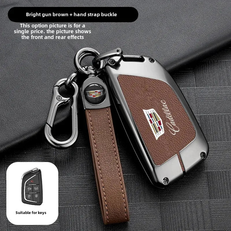 Premium Shell Buckle Key Case for Cadillac ATSL XT5 XT4 CT5
