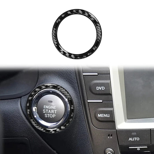 Lexus IS 2006-2012 Carbon Fiber Start Stop Button Cover