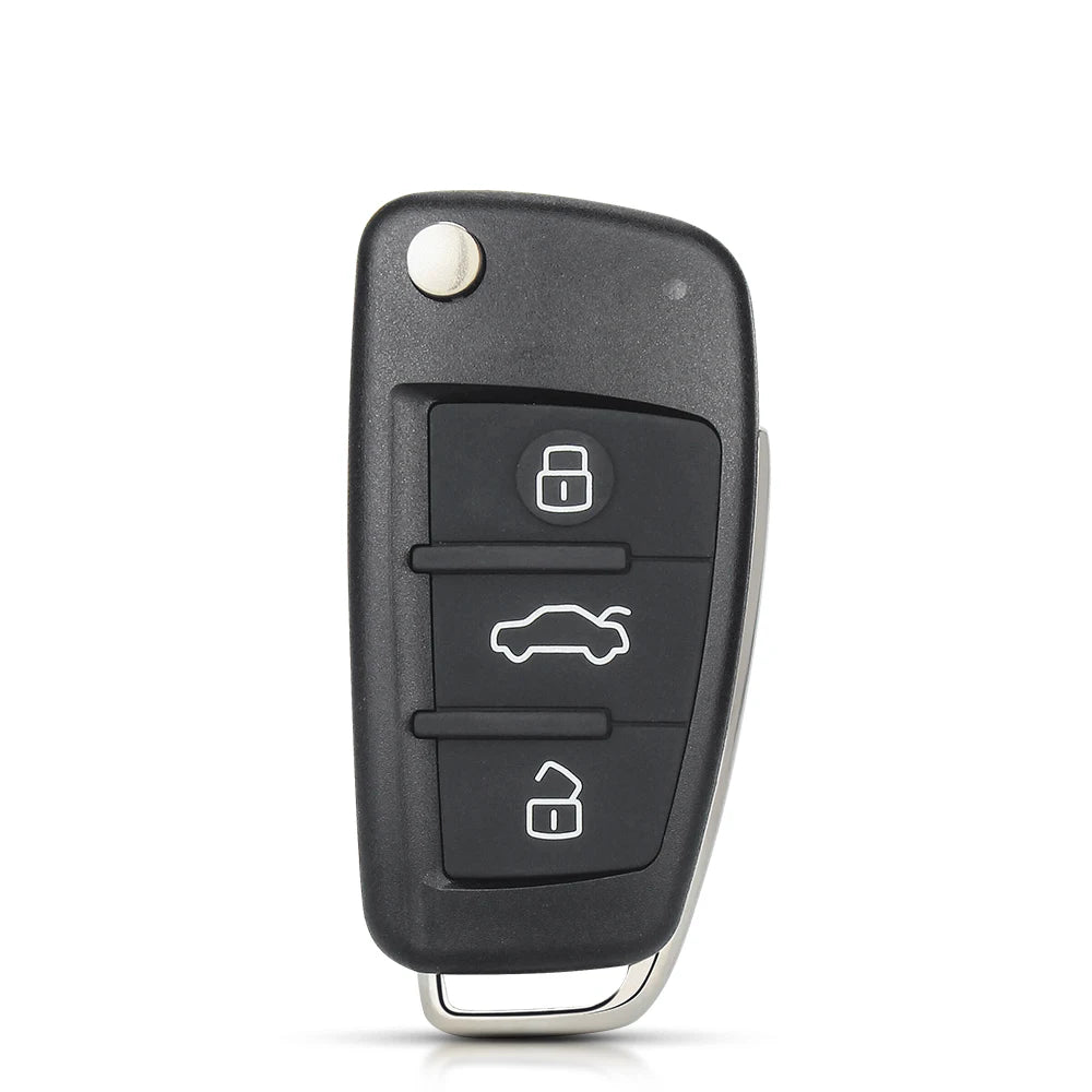 KEYYOU Flip Remote Key Case for Audi A2 A3 A4 A6 A8 Q7 TT