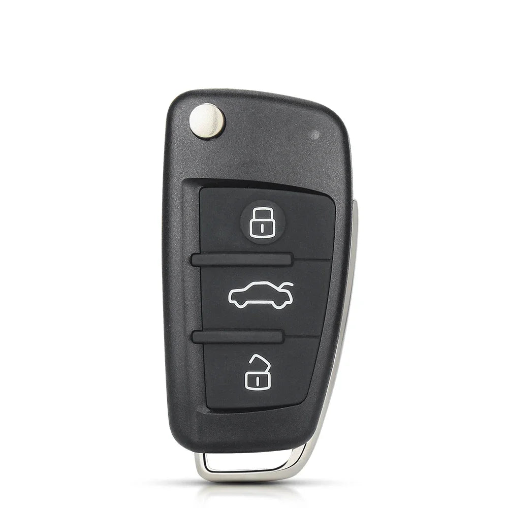 KEYYOU Flip Remote Key Case for Audi A2 A3 A4 A6 A8 Q7 TT