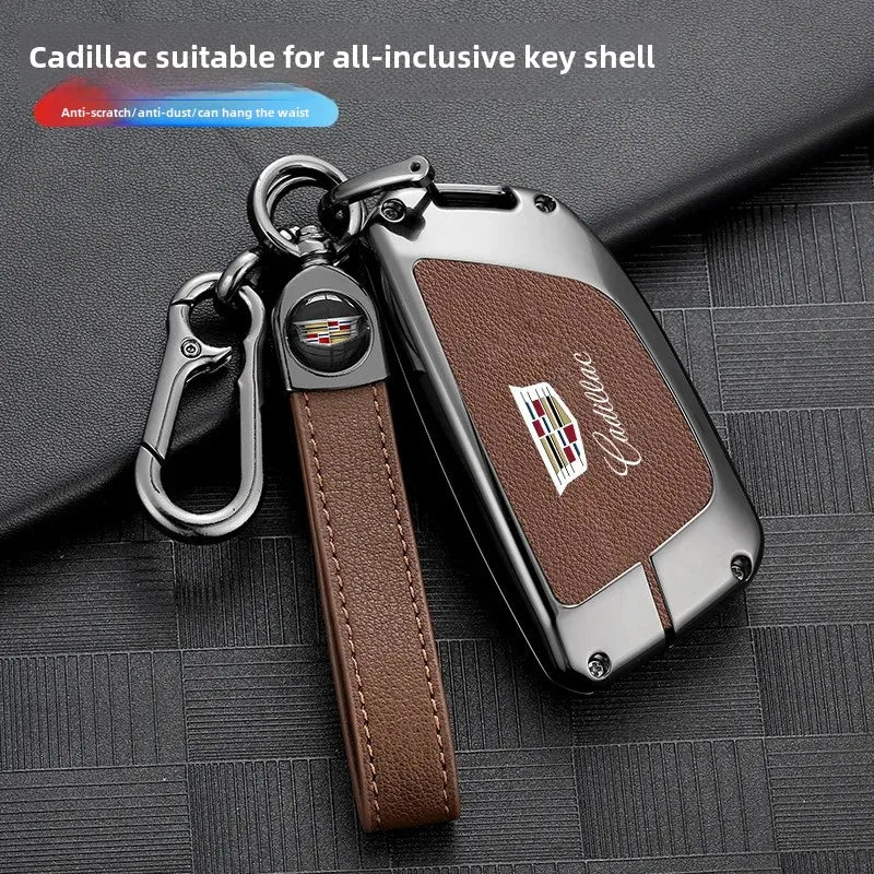 Premium Shell Buckle Key Case for Cadillac ATSL XT5 XT4 CT5