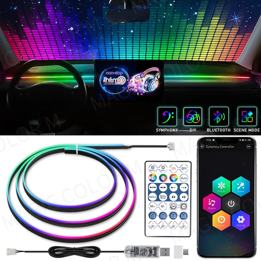 RGB LED Ambient Light USB for Tesla Model 3/Y/S/X