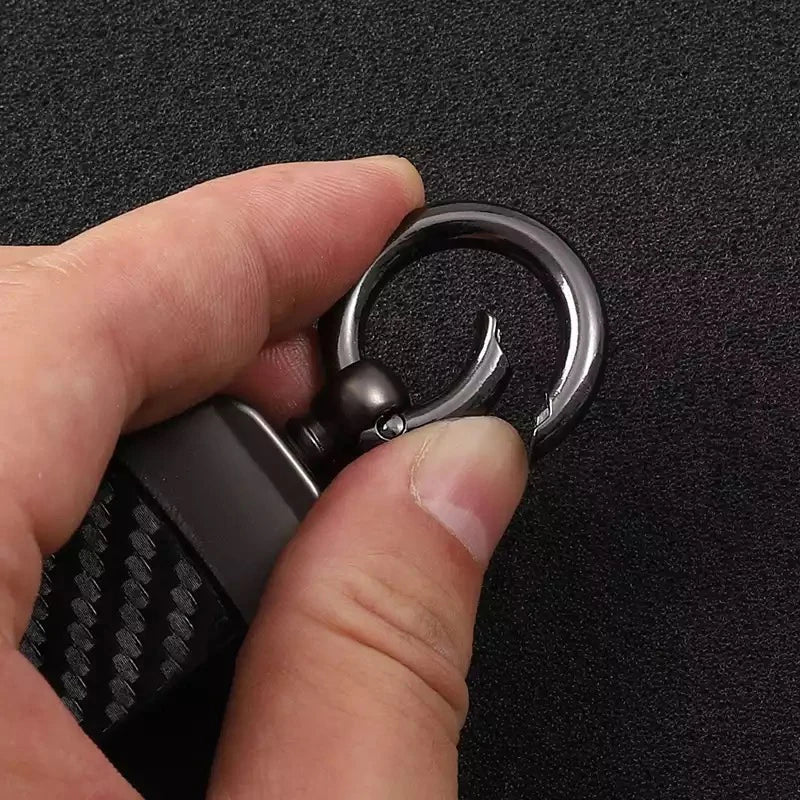 Premium Carbon Fiber Keychain for Cadillac Escalade & More