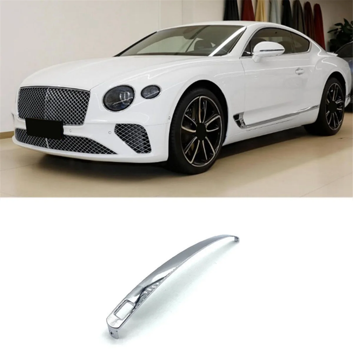 Revêtement de poignée de porte haut de gamme pour Bentley Continental GT et Flying Spur