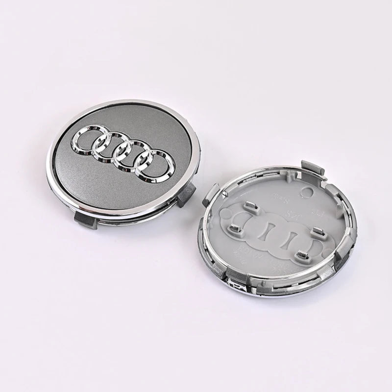 4pcs Audi Wheel Center Caps 60-77mm