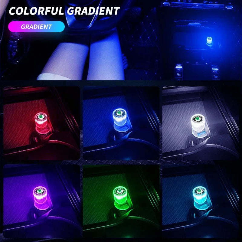 USB LED Ambient Nightlight for Skoda