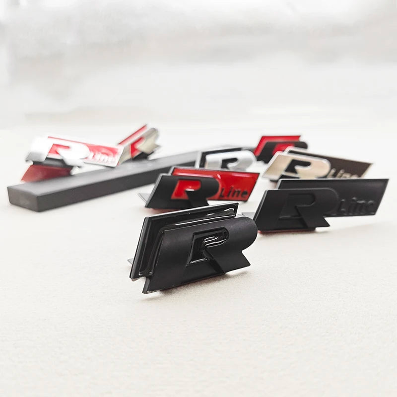 3D Metal R RLine Grille Emblem for VW Golf/Polo GTI