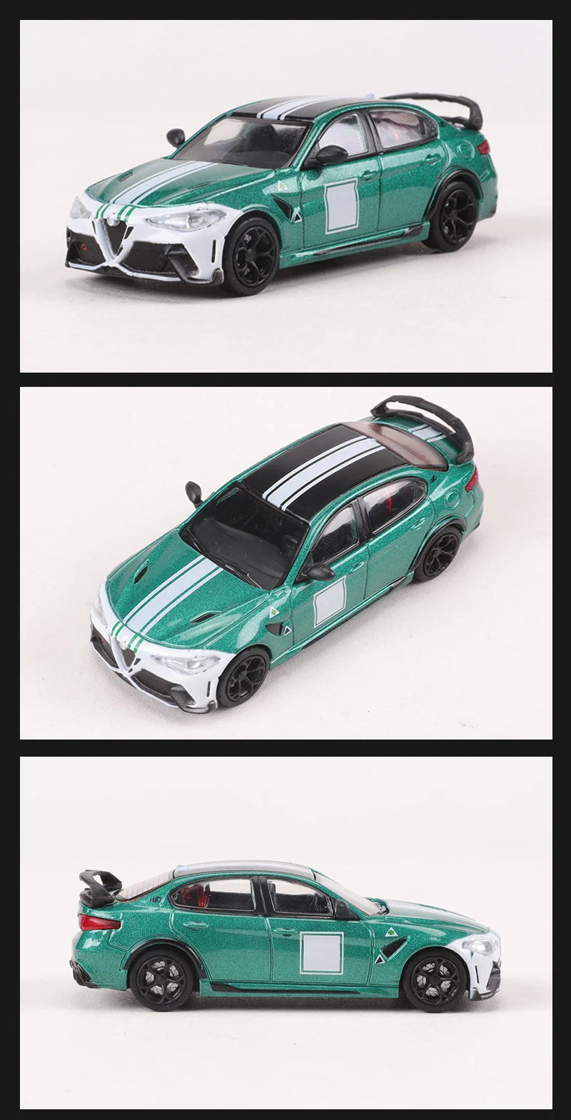 Alfa Romeo Giulia GTAm, maqueta de aleación DCT 1:64 – Pro Detail