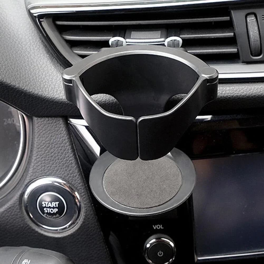 Support universel pour téléphone et boisson sur grille d'aération de voiture - Organiseur professionnel