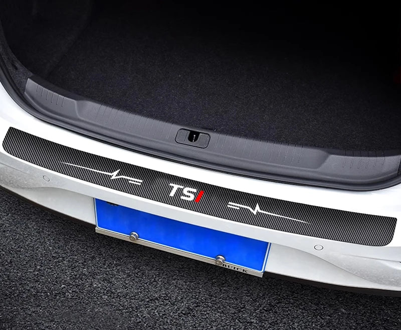 VW TDI TSI Golf/Polo Carbon Fiber Doorsill Protector Film