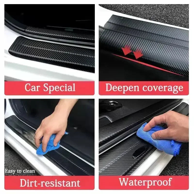 Carbon Fiber Door Sill Scuff Plate for Ram – Durable Upgrade