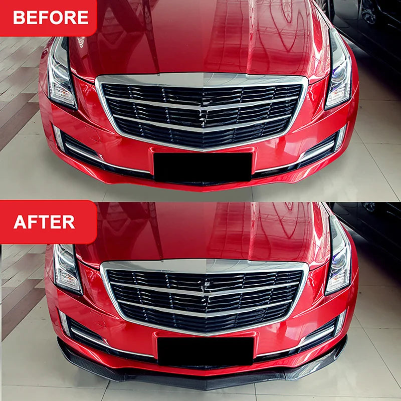 Carbon Fiber Front Lip Trim for Cadillac ATS 2015-2018