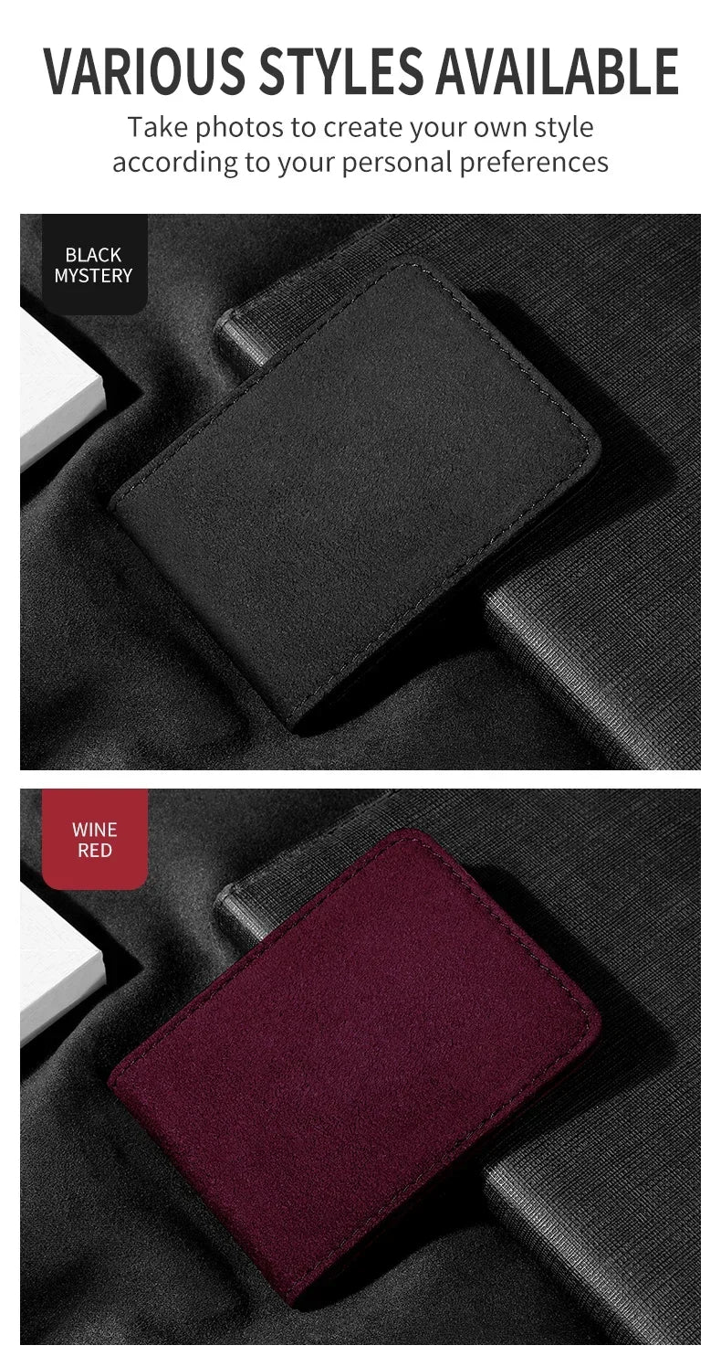 Premium Suede License Holder for Alfa Romeo Giulia & More