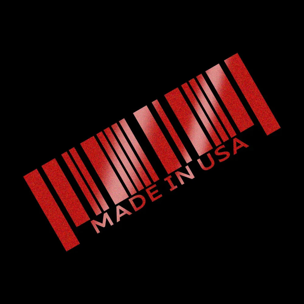 Universal USA Barcode Car Sticker – Premium Vinyl Decal