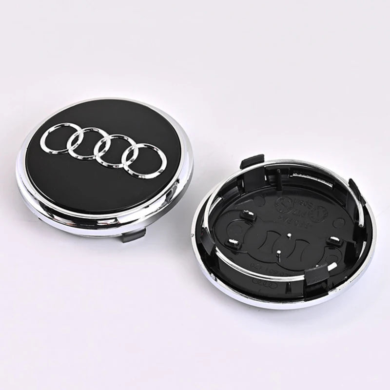 4pcs Audi Wheel Center Caps 60-77mm