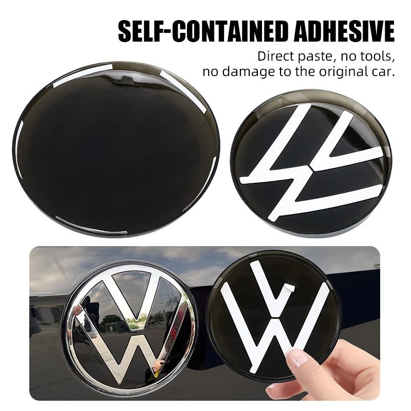 VW Golf MK6-MK8 Emblem Badge Cover, ACC Safe, 2010-2013