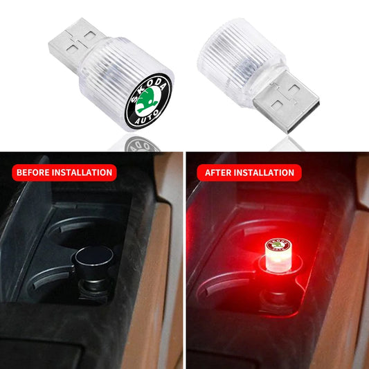 USB LED Ambient Nightlight for Skoda