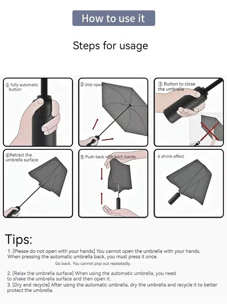 Automatic UV Sunshade Umbrella for Audi