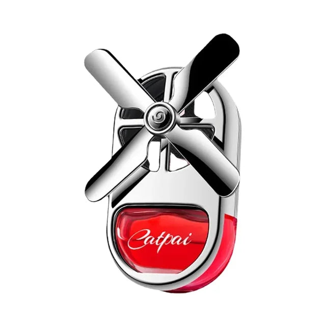 Désodorisant pour voiture à hélice rotative - Clip d'aromathérapie au parfum océanique