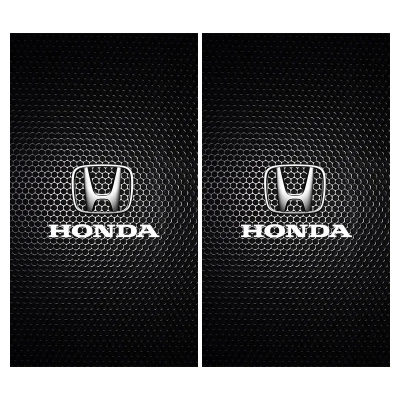 2Pcs Center Pillar Emblem Stickers for Honda Civic Accord
