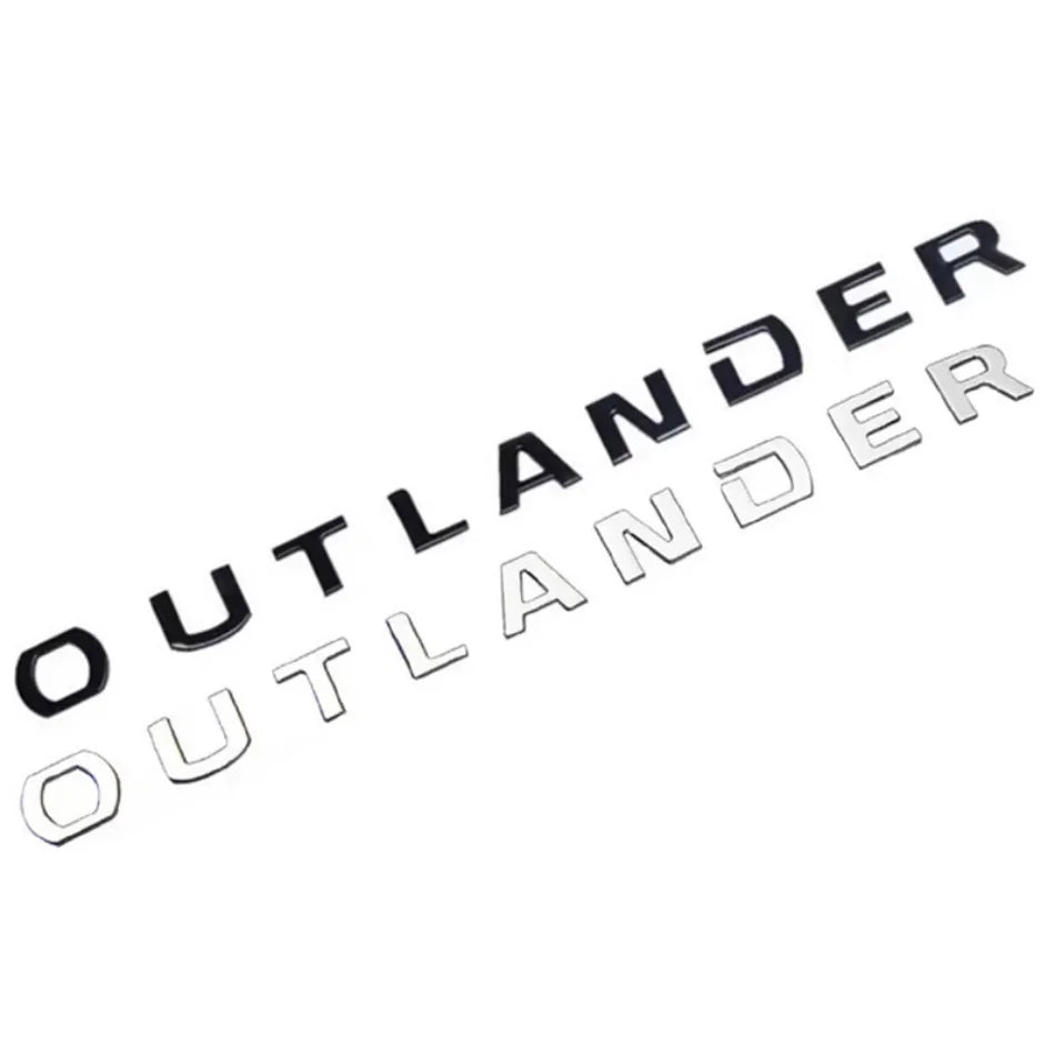 ABS Chrome 3D Hood Emblem Badge for Mitsubishi Outlander
