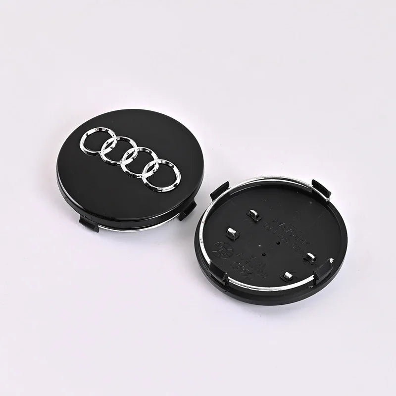 4pcs Audi Wheel Center Caps 60-77mm