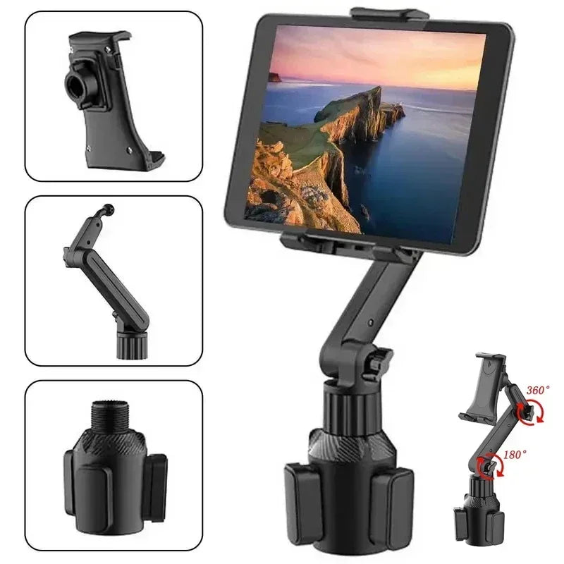 360° Adjustable Tablet Cup Holder Mount – Pro Car Upgrade