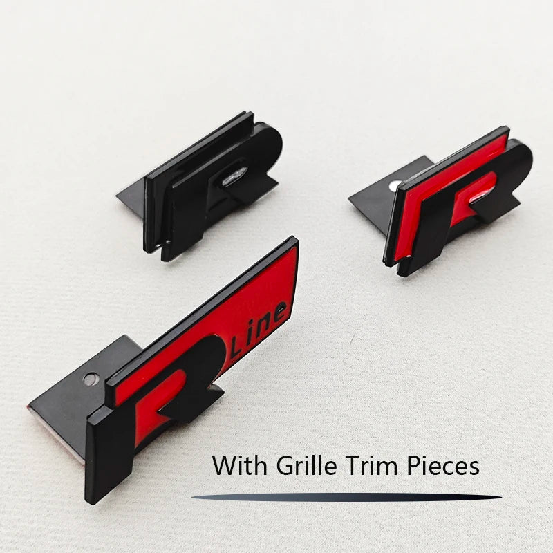 3D Metal R RLine Grille Emblem for VW Golf/Polo GTI