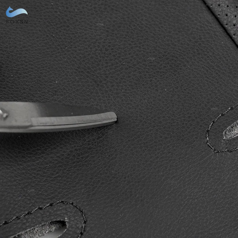 Galon de volant en cuir perforé noir pour Vauxhall, Opel et Buick