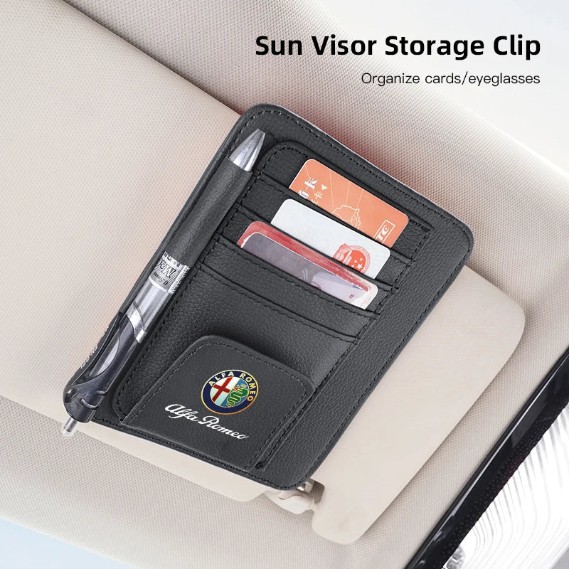 Alfa Romeo Sun Visor Organizer Clip—Pro Storage Solution