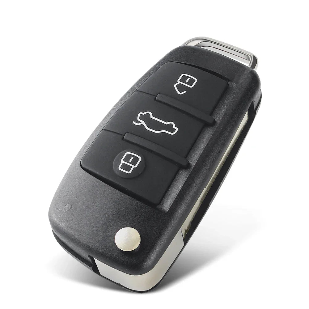 KEYYOU Flip Remote Key Case for Audi A2 A3 A4 A6 A8 Q7 TT