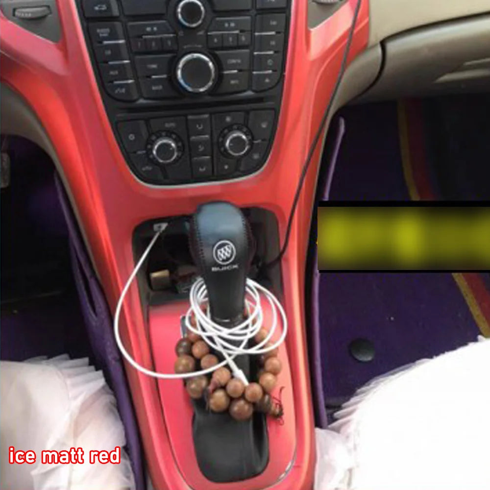 Film de protection en fibre de carbone pour panneau de vitesses Buick Excelle GT XT 10-14