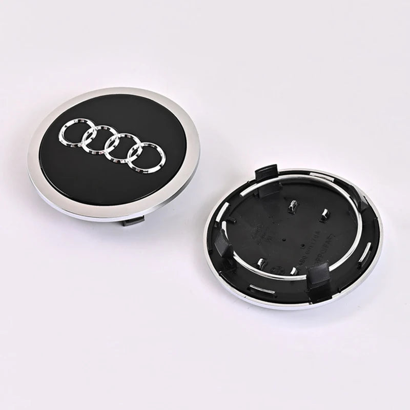 4pcs Audi Wheel Center Caps 60-77mm