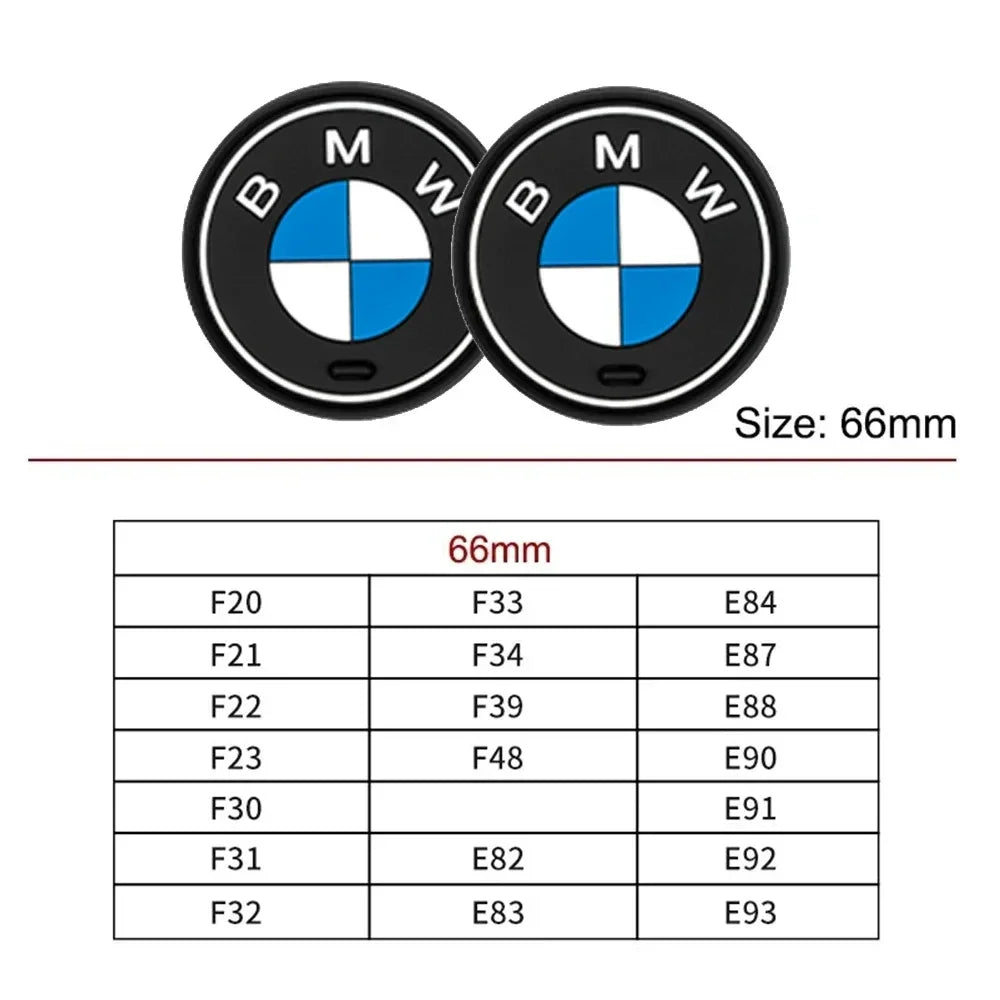 Lot de 2 tapis de coffre BMW compatibles avec les châssis des séries F/E/G X1-X6 1-7