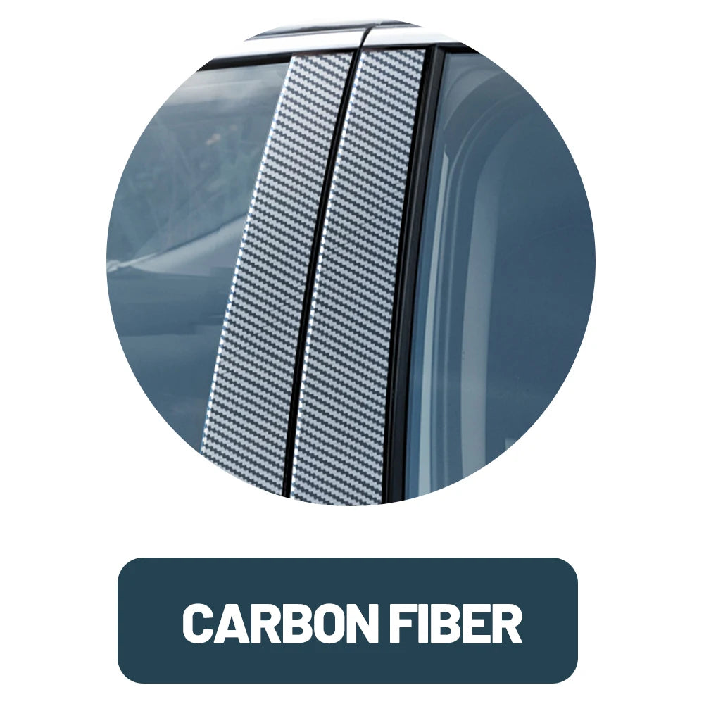 Moldura de pilar B/C de fibra de carbono para Chrysler 300C 2004-2010