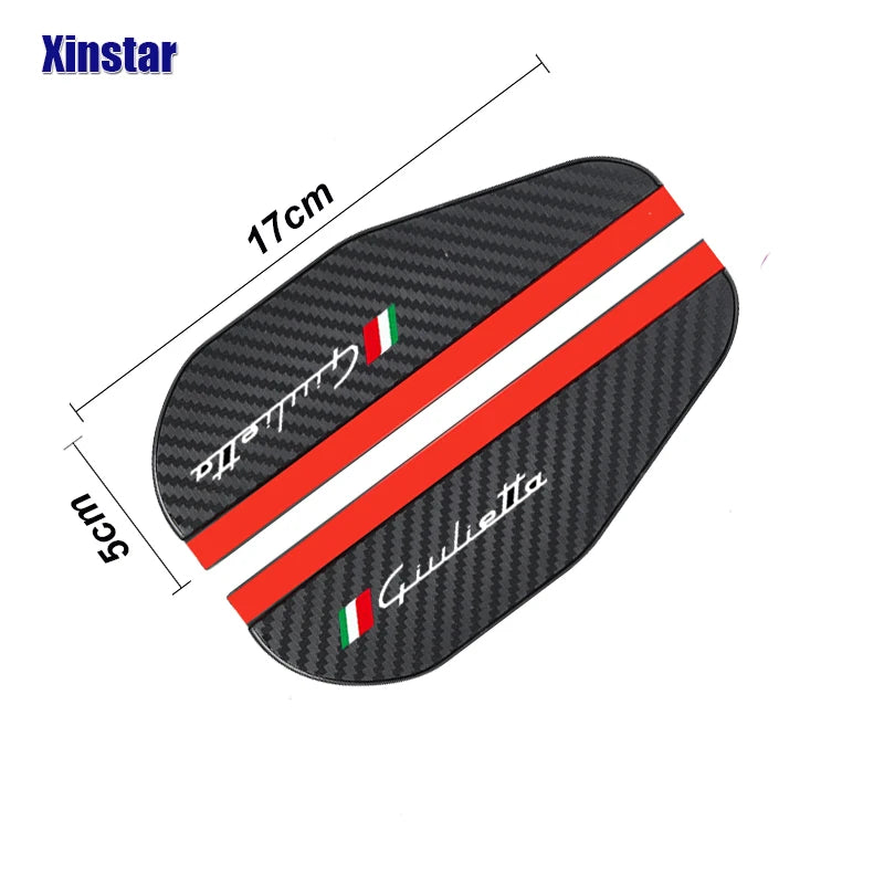 2X Rearview Mirror Eyebrow Stickers for Alfa Romeo Giulietta – Durable Fit