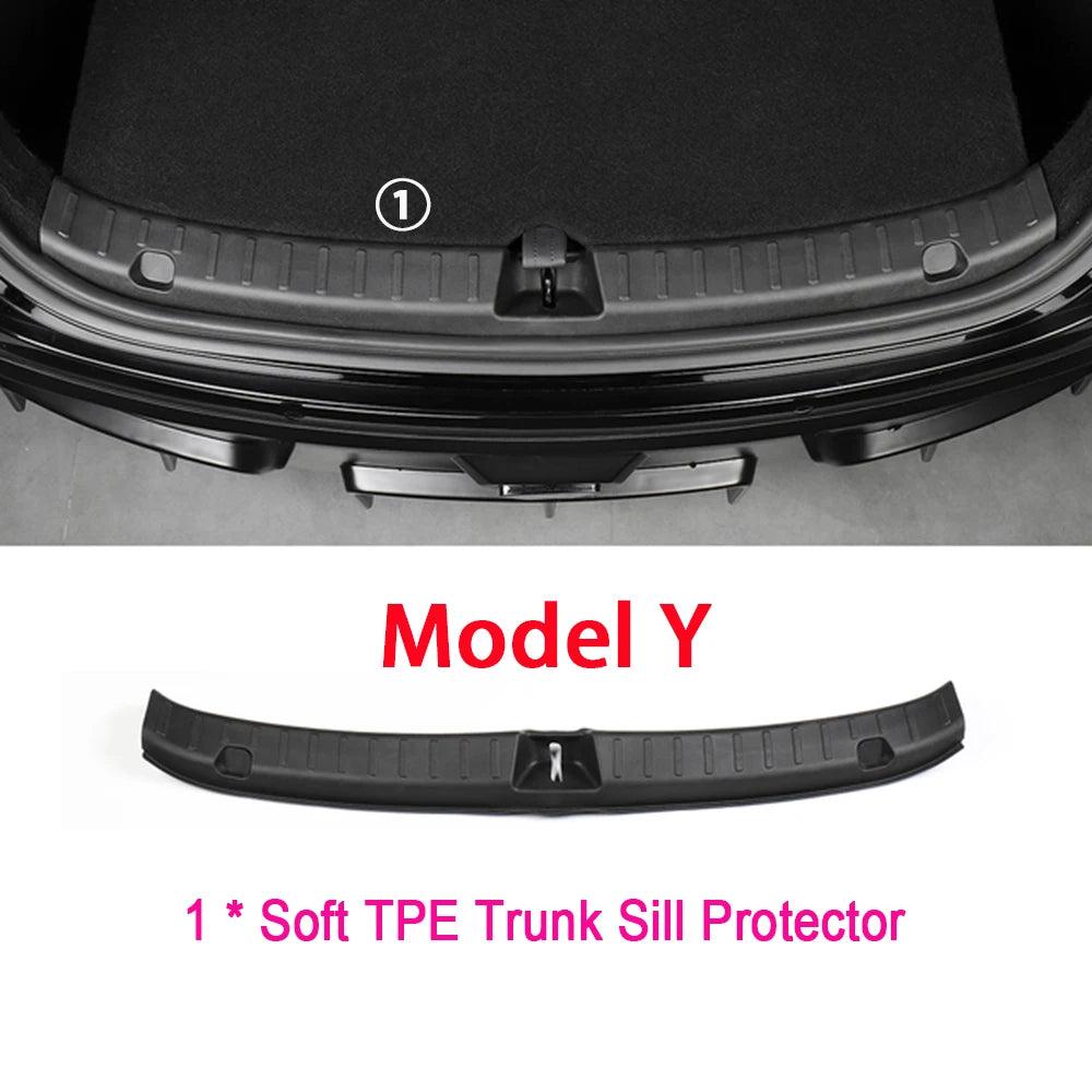 Tesla Model Y Trunk Bumper Guard 2024-2025 Sill Protector