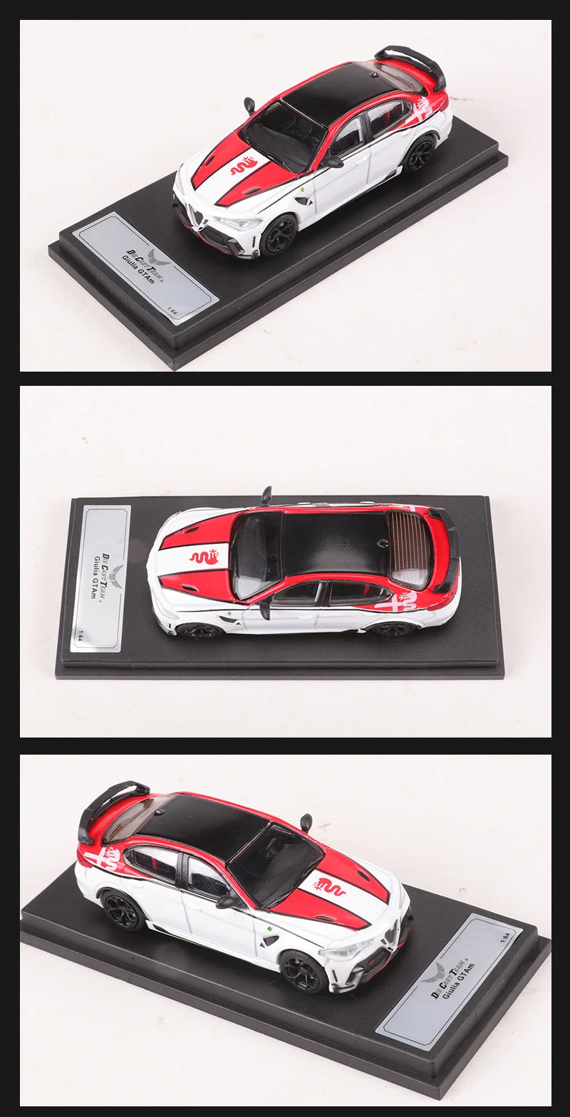 Alfa Romeo Giulia GTAm, maqueta de aleación DCT 1:64 – Pro Detail