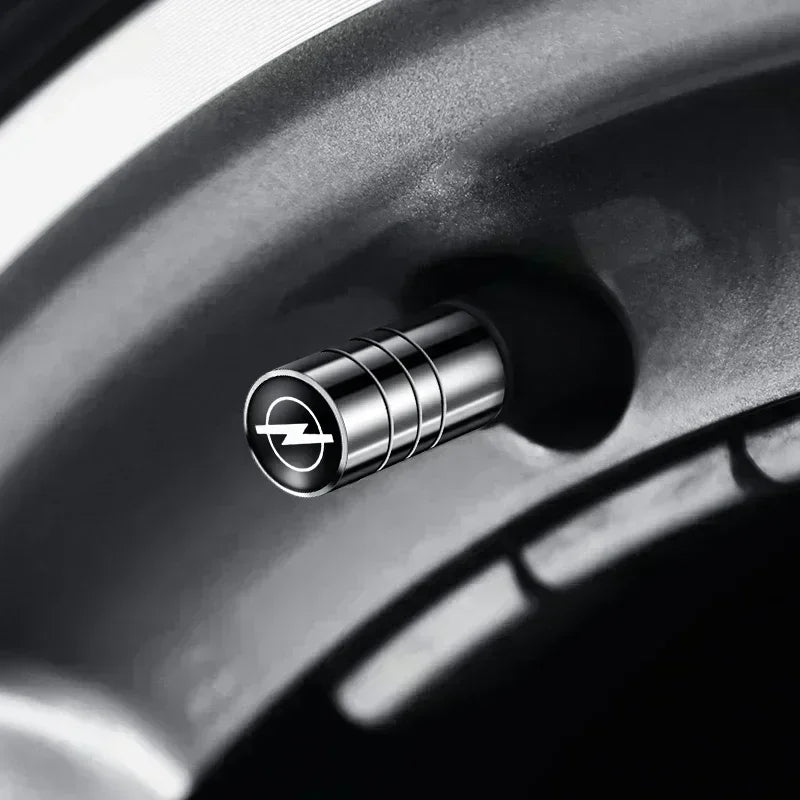 4Pcs Aluminum Valve Caps for Opel