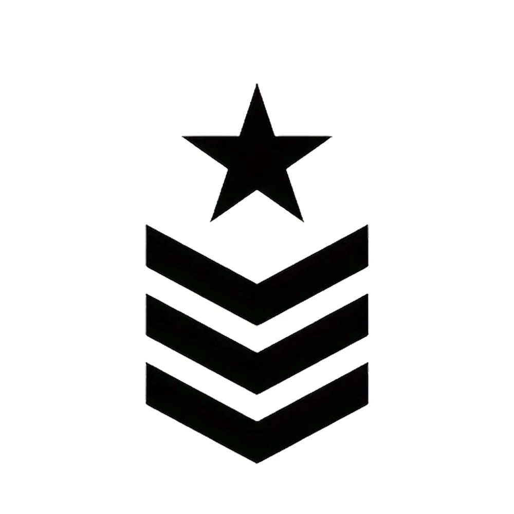 Waterproof Star Vinyl Decal 11.5x20cm – Car & Truck Gift AZ190-Black 11.5x20cm – Car Accessories | MotorWorld Marketplace