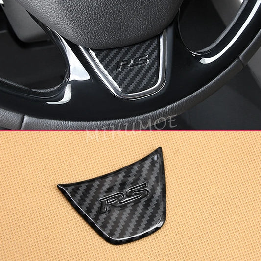 ABS Carbon Fiber Steering Trim for Eclipse Cross 2018-2024