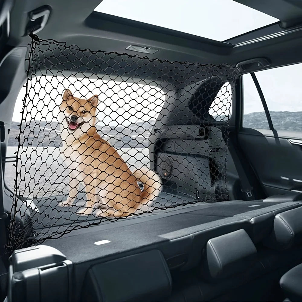 Car Pet Barrier Net, Adjustable Elastic Rear Seat Safety Divider – Car Accessories | MotorWorld Marketplace