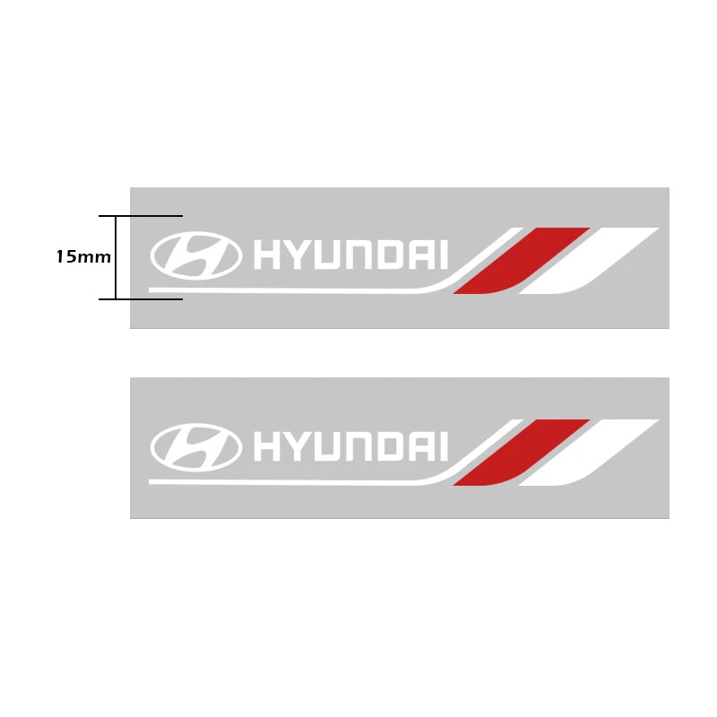 3D Wiper Decal Stickers for Hyundai