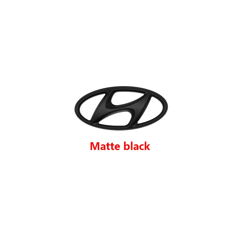 ABS Front Grille Emblem Sticker for Hyundai Tucson Elantra
