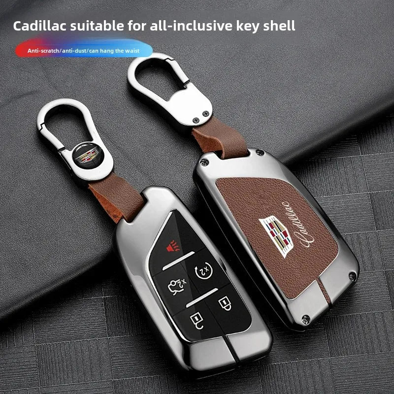 Premium Shell Buckle Key Case for Cadillac ATSL XT5 XT4 CT5