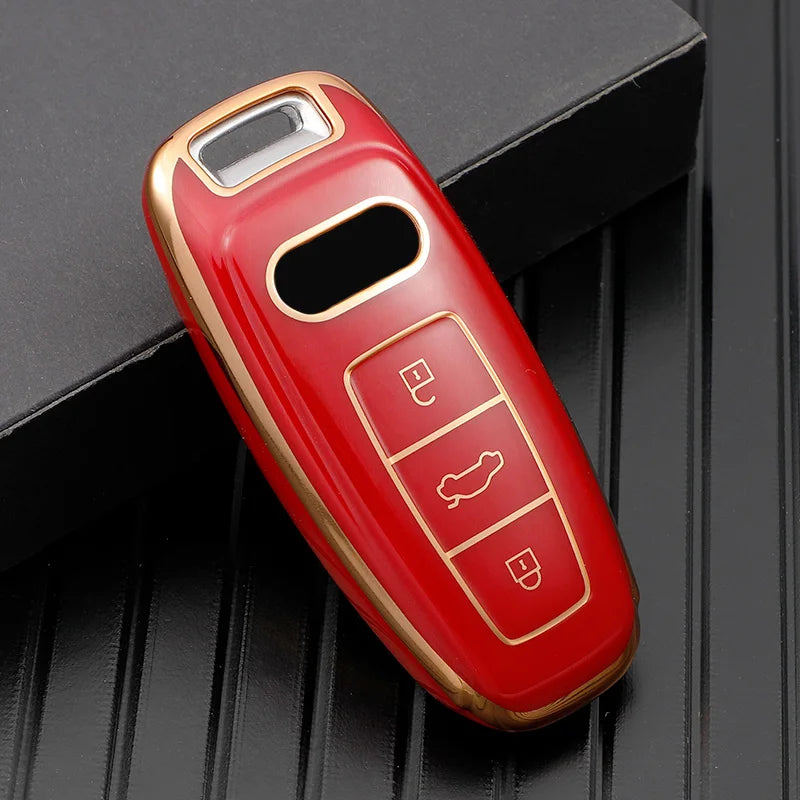 Audi TPU Key Fob Cover Case for Q8 RSQ8 A6 A7 RS6 RS7 S6