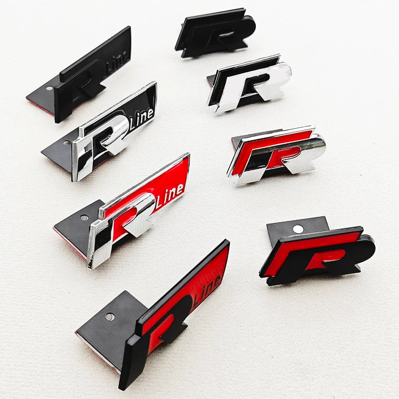 3D Metal R RLine Grille Emblem for VW Golf/Polo GTI